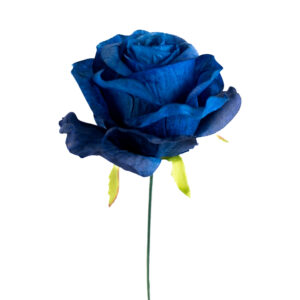 ROSE STEM 4.75" X 3" DARK BLUE