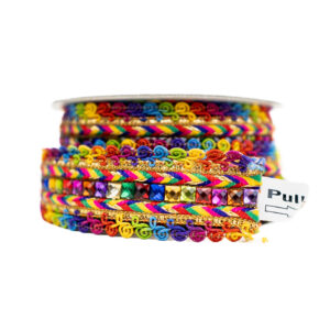 ADHESIVE RIBBON 1" X 10FT MULTICOLORS