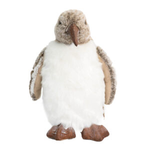 WINTER FROST PENGUIN 14" WHITE AND BROWN