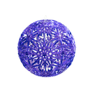 BALL SNOWFLAKE ( 6 COLORS AND 2 SIZES)