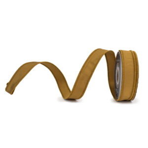 RIBBON TAFFETA MUSTARD ( 4 SIZES)
