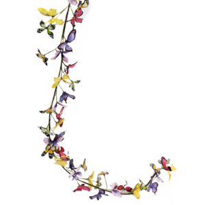 BUTTERFLY GARLAND 6FT MULTICOLOR