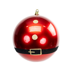 BALL 300MM BLACK BELT WITH GOLD BUCKLE IN CANDY APPLE RED