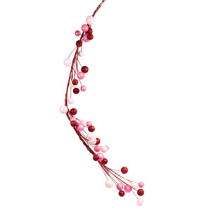 BERRY GARLAND 5FT GLITTER PINK