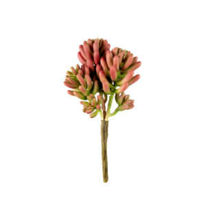 SUCCULENT JELLY BEAN PICK 8.5" MAUVE