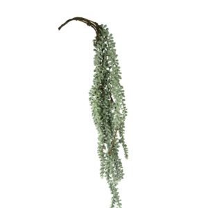 STRING OF PEARL HANGING SPRAY 34" GREEN