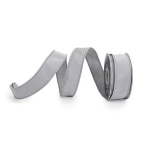 RIBBON TAFFETA PLATINUM ( 4 SIZES)
